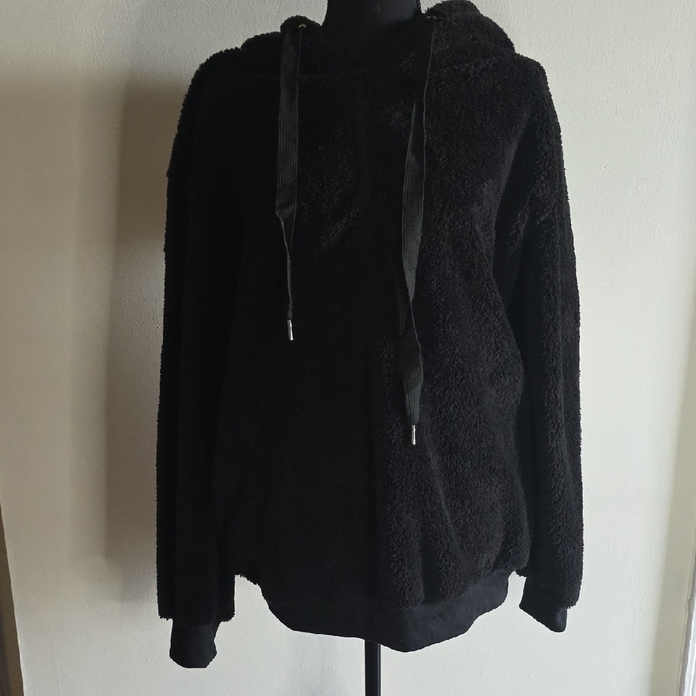 Women's Cozy Black Hoodie